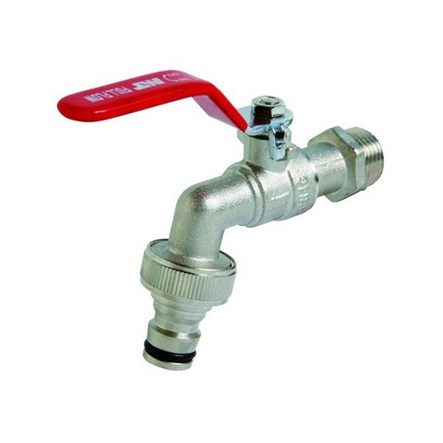 Robinet laiton par - robinet, 1/2