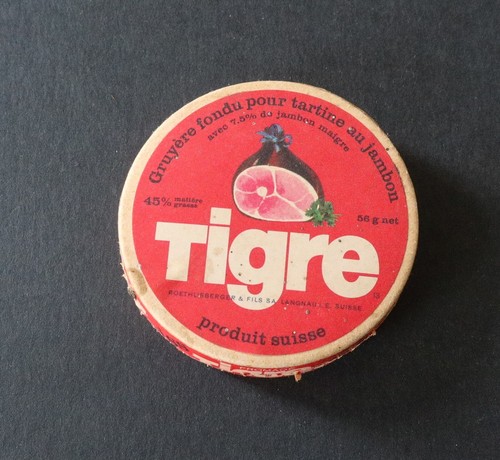 Boite publicitaire fromage