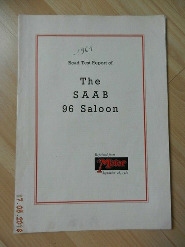 Catalogue road test saab - catalogue,