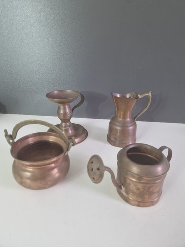 Lot objets cuivre - lot,
