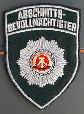 Patch ancien Police Volkspolizei RDA Allemagne de l'Est DDR ORIGINAL VINTAGE