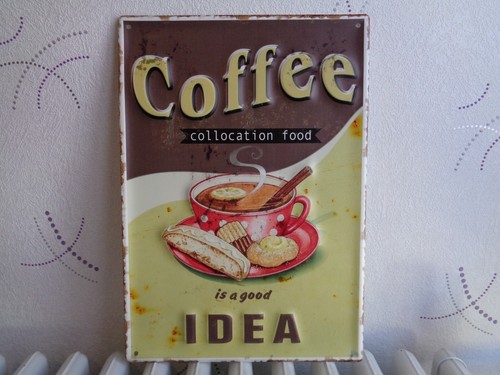 Tole metal coffee - cafe, ideal