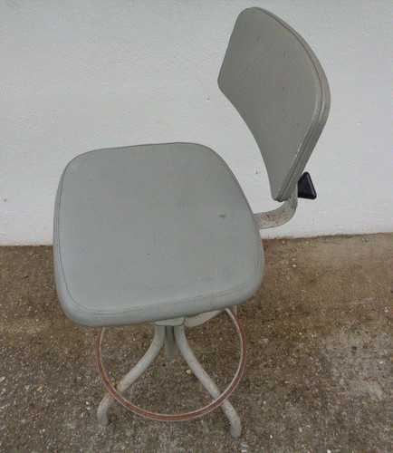 Tabouret atelier vintage - tabouret,