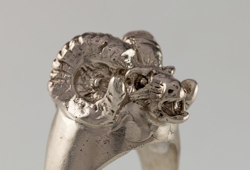 Bague argent sterling - en, tête