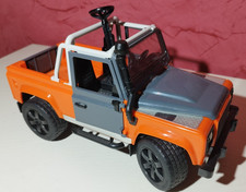 JOUET VOITURE 4x4 PICK UP LAND ROVER 90 orange Ech:1/16