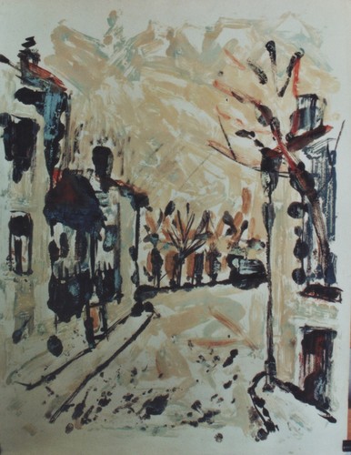 Paysage rue maisons - et, maisons"