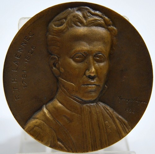 Medaille centenaire laennec - medaille,