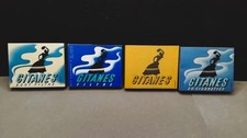 Lot de 4 paquets de cigarettes vides GITANES  (Anciens - vintage)