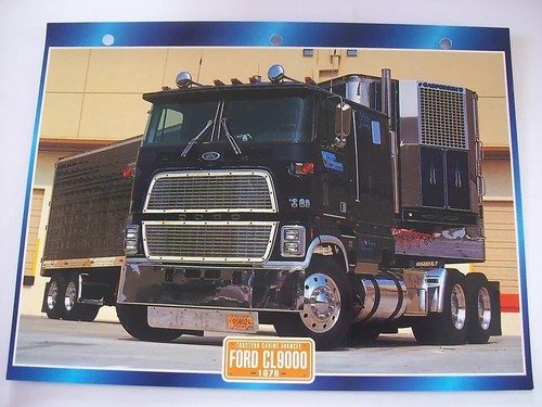 Carte fiche camion tracteur - camion,