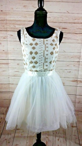 Deb white with gold accents - deb,