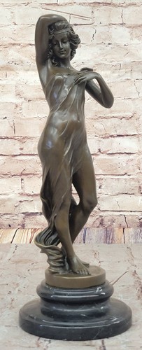 Bronze sculpture statue drapé - bronze,
