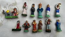 12 FIGURINES SANTON ANCIEN MARSEILLE PROVENCE CRECHE PROVENCALE ANDRE FILIPPI