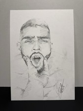 Dessin Original Signé Nu Masculin Érotique / Original Signed Drawing Erotic Male