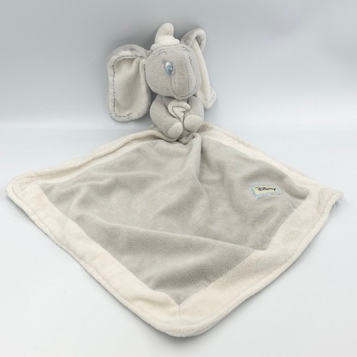 Doudou plat éléphant gris