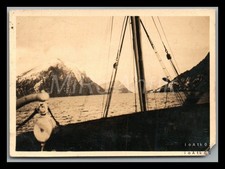Photo, WW2, Norvège. Sous."Buffle", en route dans le fjord, 5026-1291