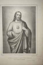 GRANDE LITHO XIX° PORTRAIT