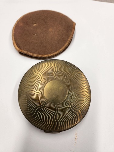 Poudrier ancien boite - , en