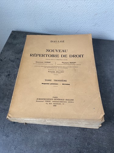 Ancien répertoire droit - répertoire,