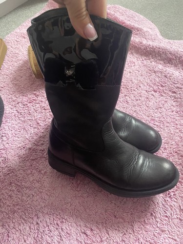 Bottes noires armani cuir - armani, en