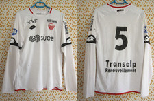 Maillot Dijon DFCO Lotto #5 porté Nationale 3 vintage jersey Football - L