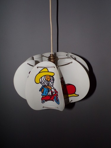 Ancien lustre lampe suspension - lustre,
