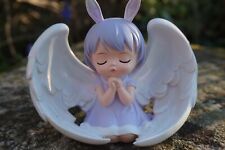 TPA006  FIGURINE BEBE FEE FAIRY FILLE  ANGE BLEU   MANGA  HEROIC FANTASY