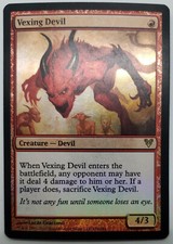 mtg magic vexing devil FOIL