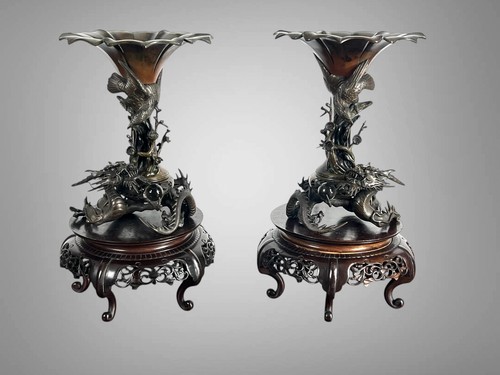 Takahashi ryoun vases - takahashi, ryoun,