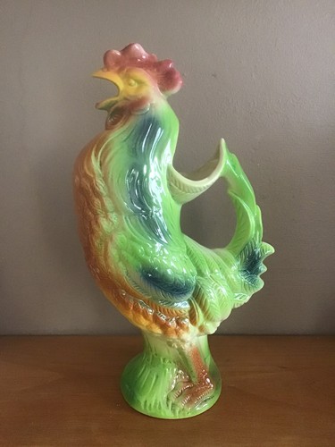 Pichet coq barbotine - coq, en
