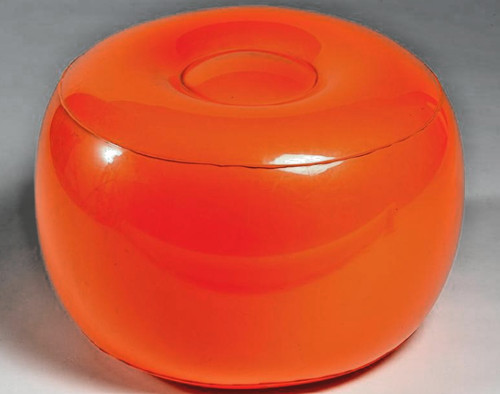 Pouf gonflable vintage - pouf,