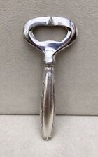 Décapsuleur CHRISTOFLE modèle RUBAN CROISÉS métal argenté ouvre bouteille 13cm