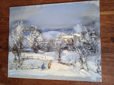 Peinture huile sur - huile, carton