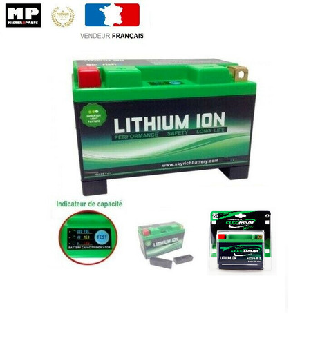Batterie lithium ion moto - lithium,