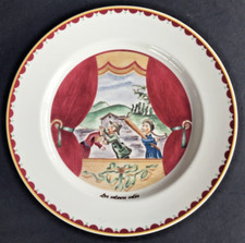 Villeroy & Boch, assiette théatre de Guignol, les voleurs volés, n°3