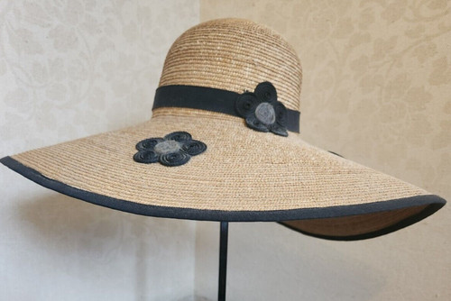 Grand chapeau paille femme - chapeau,