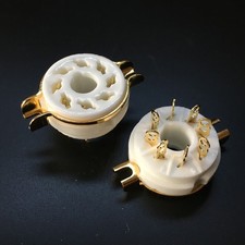 10 x 8Pin Gold Vacuum Tube