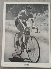 Miroir Sprint Carte 22.5x16.5cm Cycliste JEAN DOTTO photo Cyclisme