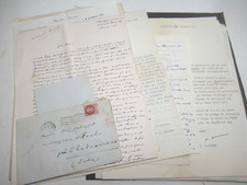 R.G. LACOMBE 40 X Autographe Signé 1943-70 CONSEIL CULTUREL STOCKHOLM TCHEQUE