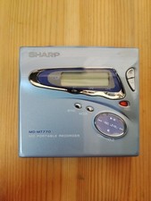 SHARP MD-MT770 MiniDisc Walkman portable MD Player/Recorder Not Tested