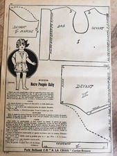 PATRON ORIGINAL POUR LA POUPEE