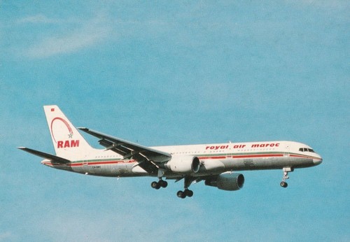 Carte postale avion - -, royal