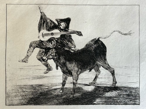 Francisco goya gravure etching - gravure,