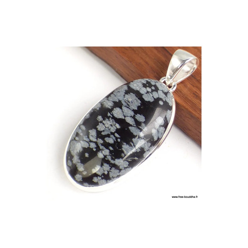 Pendentif obsidienne - pendentif,