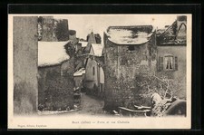 CPA Billy, Porte et rue