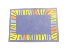 PLAYMOBIL (R2191) MAISON MODERNE - Tapis à Mofifs Bleu 13.5x10.5cm Salon 4282