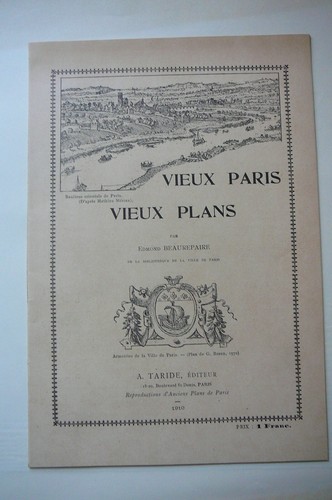 Vieux paris plans edmond - plans,