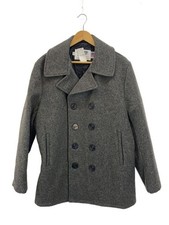 Manteau Peacoat Schott/Taille 40/Wool/GRIS/Solid D'occasion