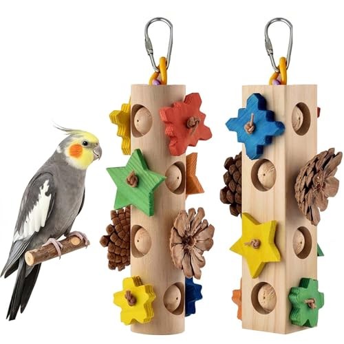 Pcs jouet perroquet bois - pcs,