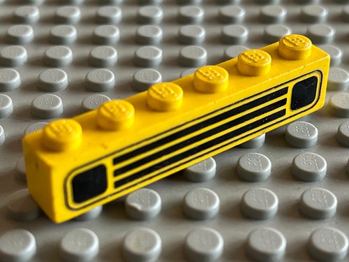 Lego vintage brick yellow ref - lego,