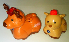 tut tut  animaux vtech Caramel le renne de noël avec Mitaine le bébé renne